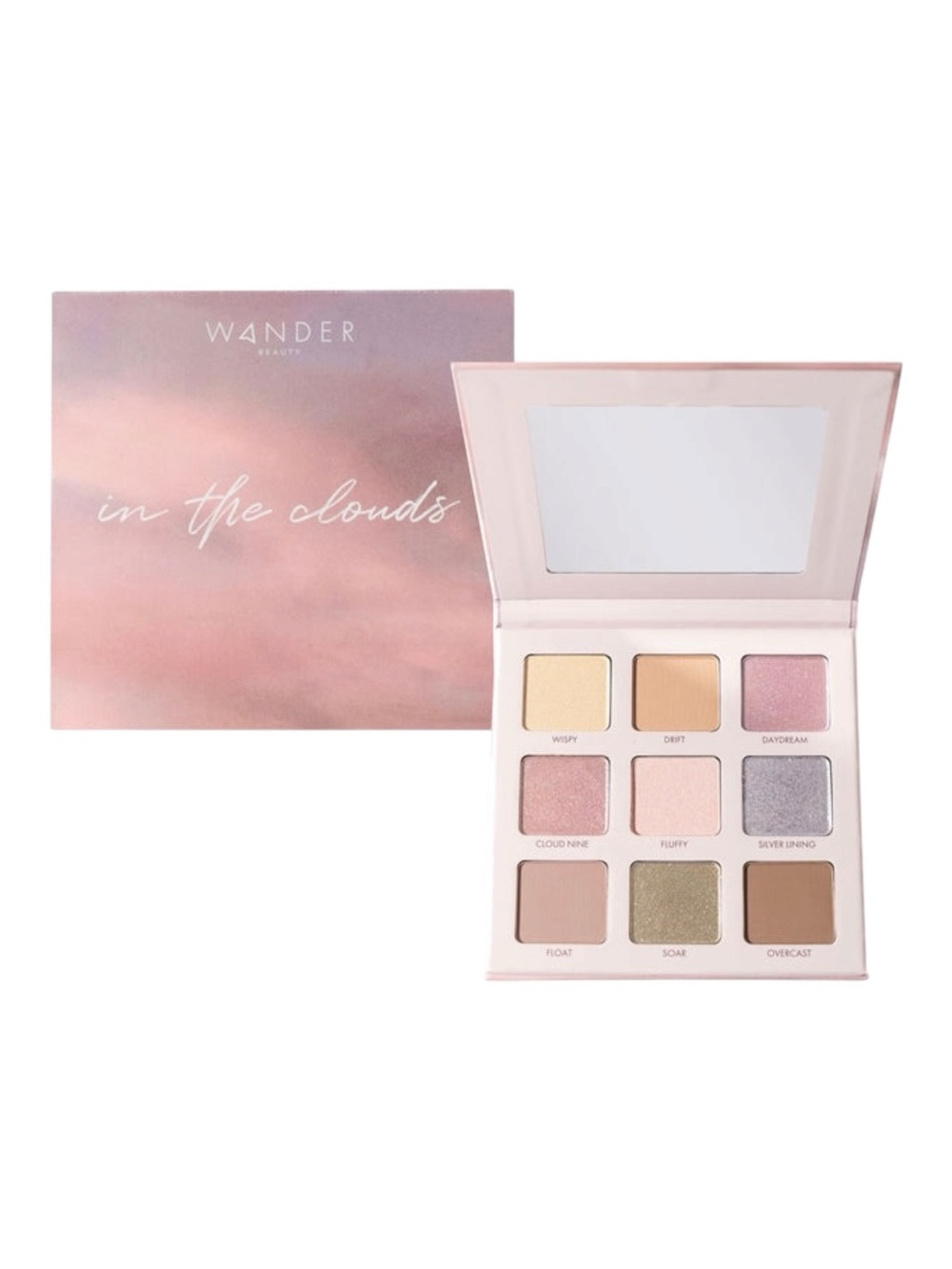 Wander Beauty in the clouds Eyeshadow Palette Pastel Soft Natural